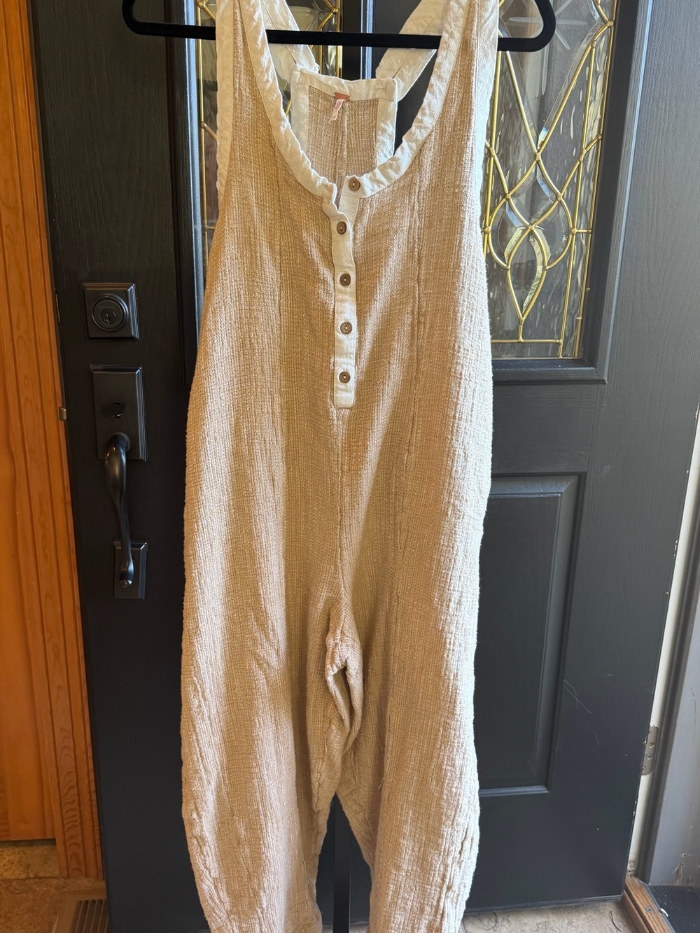 Oversized Free People Khaki Romper